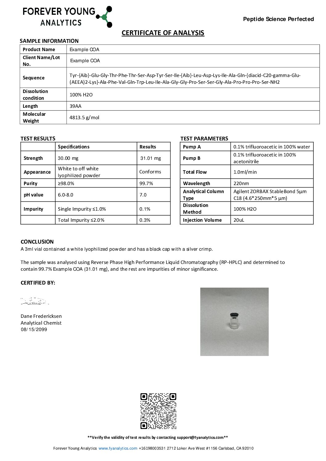 Peptide Purity Testing - Blends with Multiple Peptides - Image 3